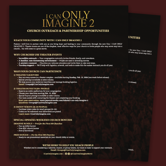 Church Outreach Opportunities